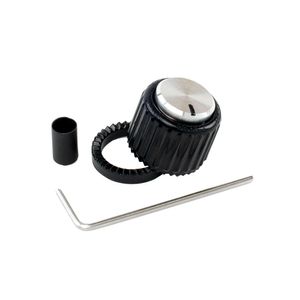 Knob De Plástico Para Instrumentos E Periféricos Grande Preto/Prata D'Addario LokNob PW-LNL-01BS