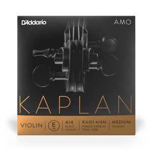 Corda Avulsa Para Violino MI Tensão Média D'Addario Kaplan Amo KA311 4/4M