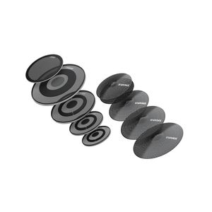 Kit Completo De Peles (Rock) E Pratos Mudos Evans dB One ECPPB-DB1-R