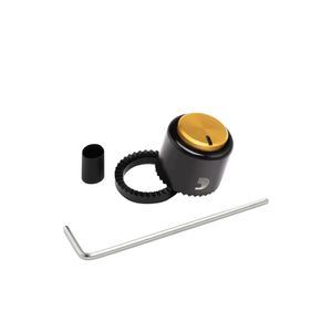 Knob De Alumínio Para Instrumentos E Periféricos Grande Preto/Dourado D'Addario LokNob Pro PW-LNPL-01BG