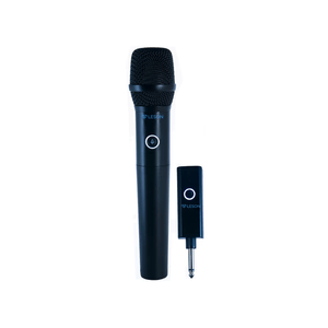 Microfone Sem Fio Duplo de Mão Preto AR100HT - Leson