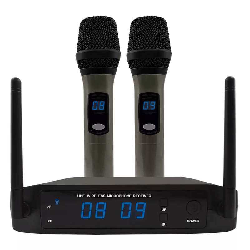 Microfone Sem Fio Duplo de Mao Multi LS926 - Leson.png
