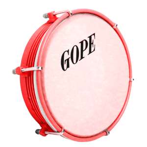 Tamborim 6" Frisado Luminix Rosa 595-ALXR - Gope