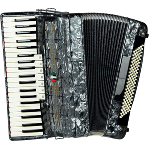 Acordeon 120 Baixos Cinza Pérola CD120/41 GR - Cadenza