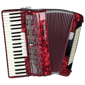Acordeon 120 Baixos Vinho Pérola CD120/41 RD - Cadenza