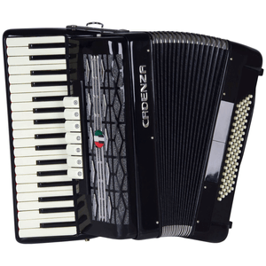 Acordeon 80 Baixos Preto CD80/37 BK - Cadenza