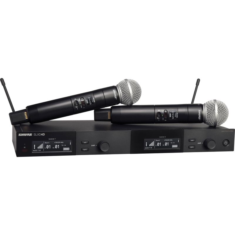Microfones-Sem-Fio-Duplo-de-Mao-SLXD24DBR-SM58-L55---Shure
