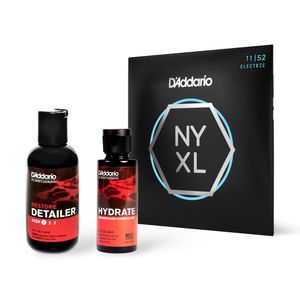 Kit Encordoamento Guitarra NYXL1152 + Condicionador Hidratante PW-FBC + Polidor Creme  PW-PL-01