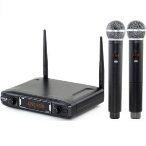 Microfone Sem Fio Duplo de Mão VS-148DM - Vokal