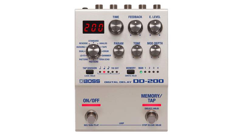 BOSS DD-200 | Pedal Multiefeitos de Delay - Ninja Som