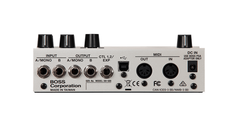 BOSS DD-500 | Pedal Multiefeitos de Delay Digital - Ninja Som