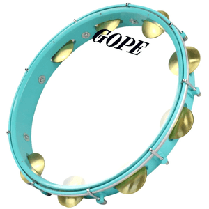 Pandeiro 12" Reels Verde Cristal 647-G2RV - Gope