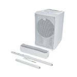 Sistema De PA Portatil Ativo 1X 12 Polegadas + 8X 2 Polegadas 1400W EVOX J-8 W - RCF-1