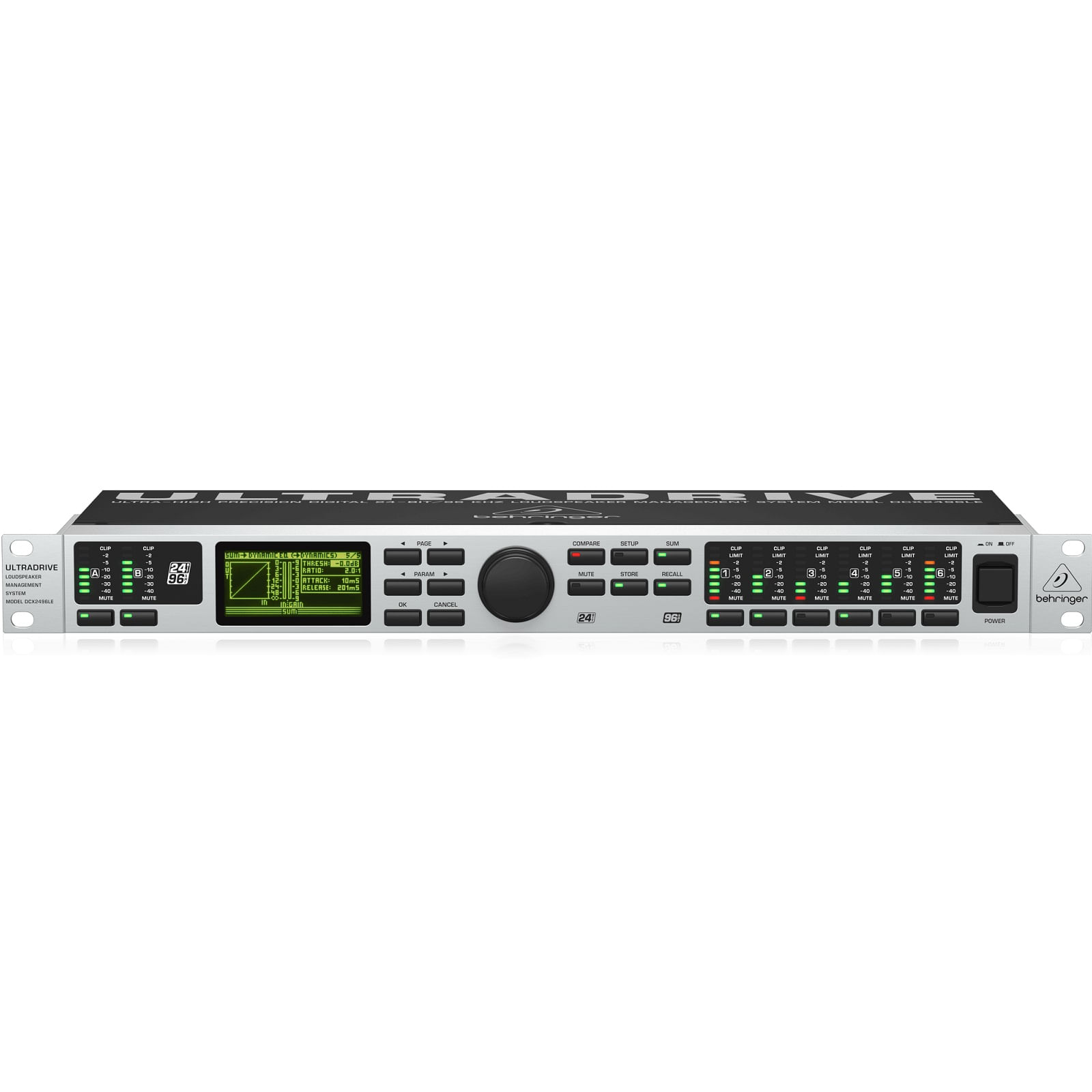Encontraproduto.com.br - Crossover Digital Ultradrive DCX-2496 LE - Behringer