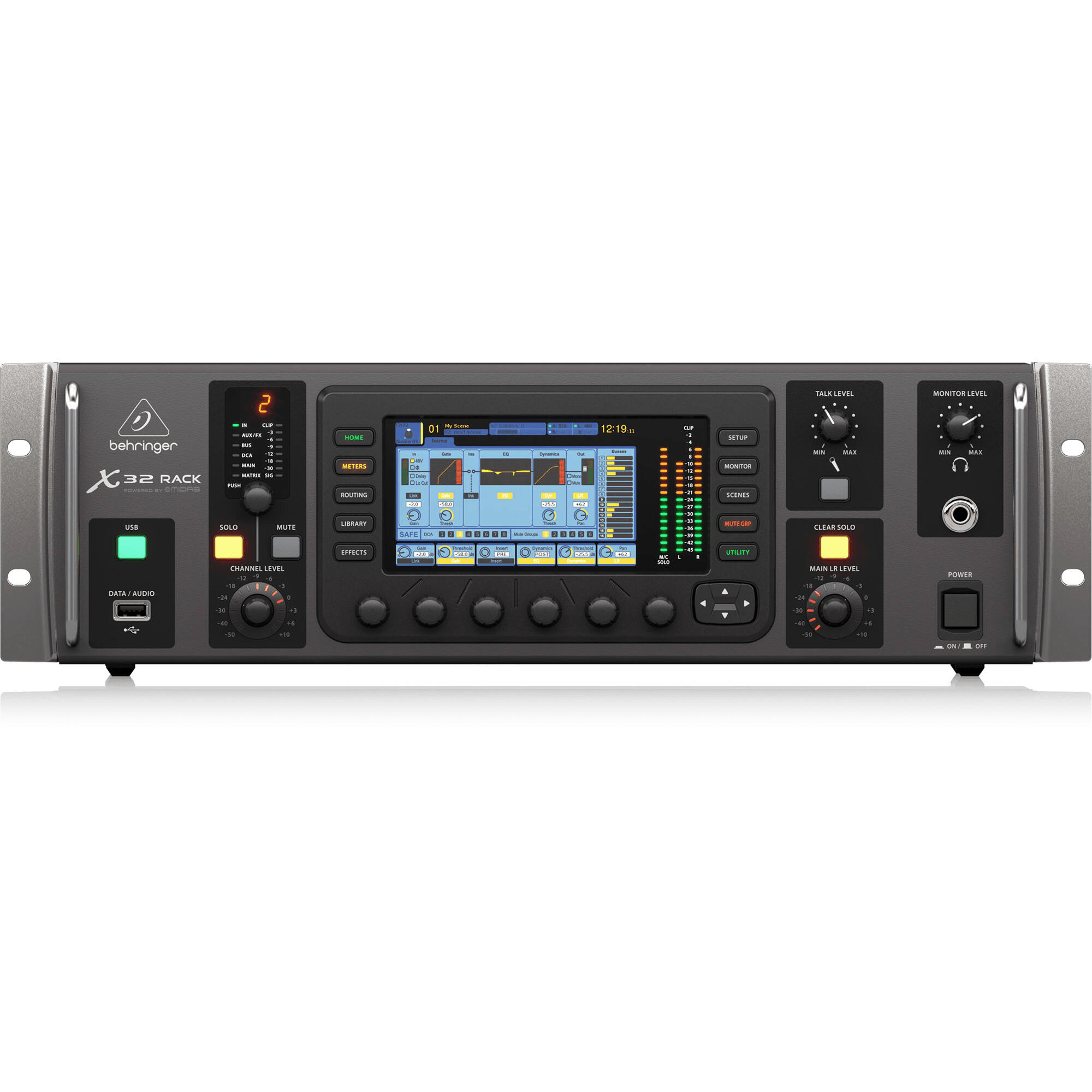 Mesa de Som Digital 3U Rack X-32 RACK - Behringer