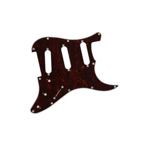Escudo Dolphin Tortoise para Guitarra Stratocaster SSS com 3 Camadas