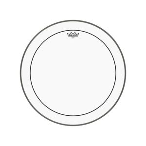 Pele Remo Pinstripe Clear Filme Duplo Transparente para Bumbo