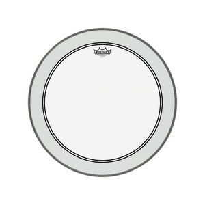 Pele Remo Powerstroke 3 Clear com Anel Abafador para Bumbo