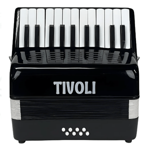 Acordeon 22 Teclas 8 Baixos Preto - Tivoli