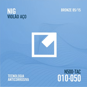 Encordoamento Para Violão Aço Bronze .010"/.050" N500-TAC - Nig