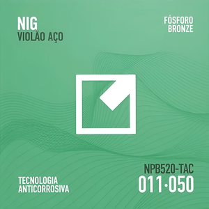 Encordoamento Para Violão Aço Fósforo Bronze .011"/.050" N511-TAC - Nig