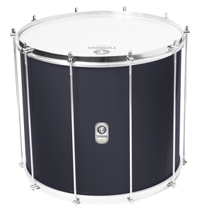 Surdo Alumínio 18X40 Preto Aro Cromado Animal 15914 - Timbra