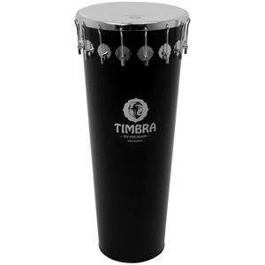 Timbal Alumínio 14X90 Preto Aro Cromado 15920 - Timbra