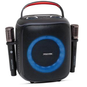 Caixa de Som Amplificada Portátil Bluetooth Com 2 Microfones XK-1 - Polyvox