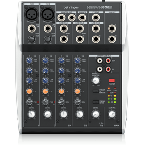 Mesa de Som 8 Entradas Streaming USB XENYX 802S - Behringer
